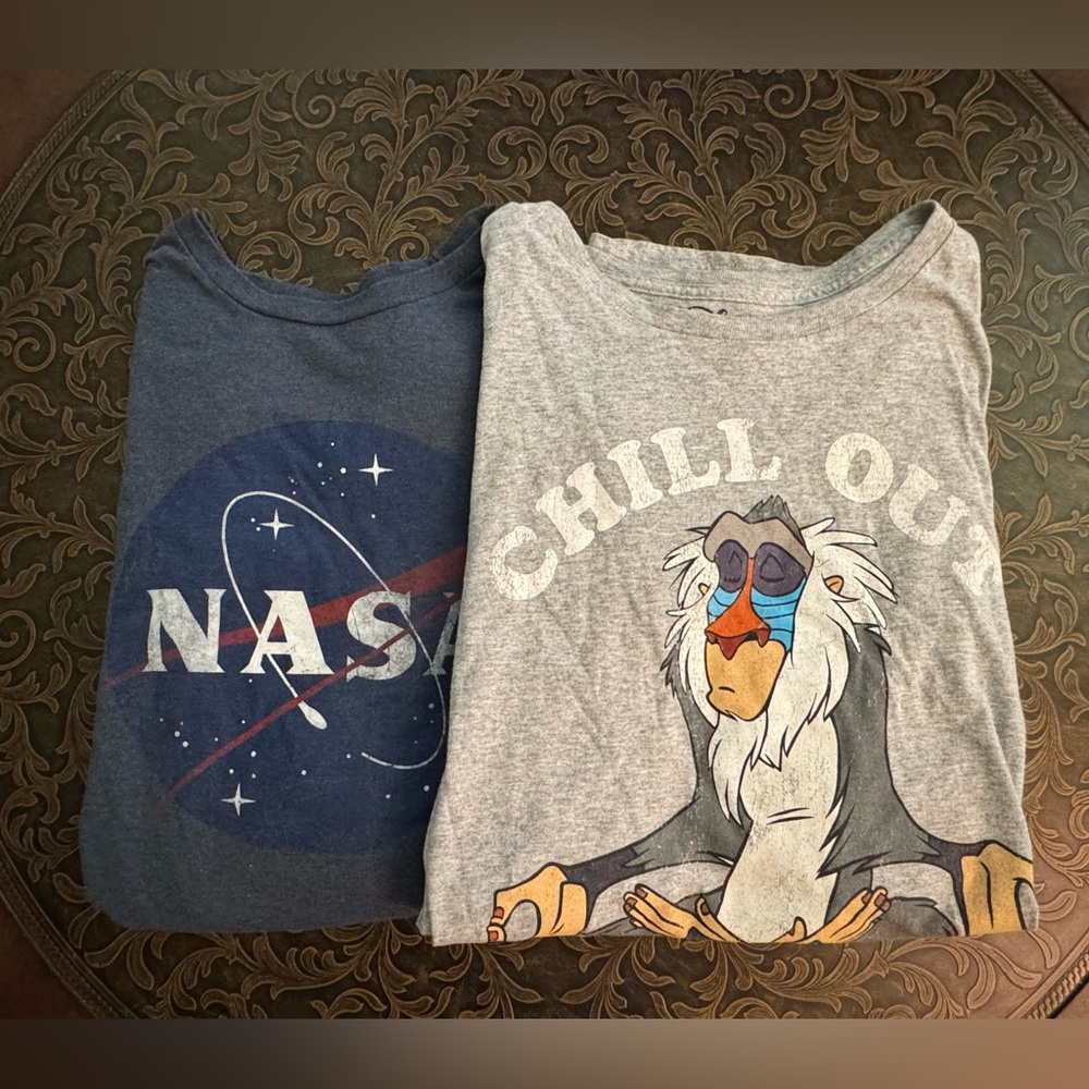 NASA and Chill Out Graphic T-Shirts